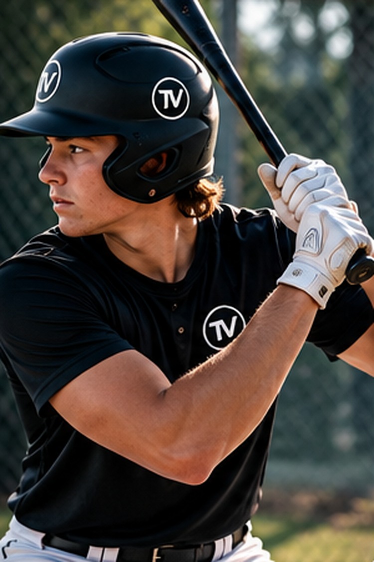 Baseball player preparing to bat